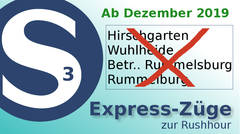 Expresszüge auf der S3